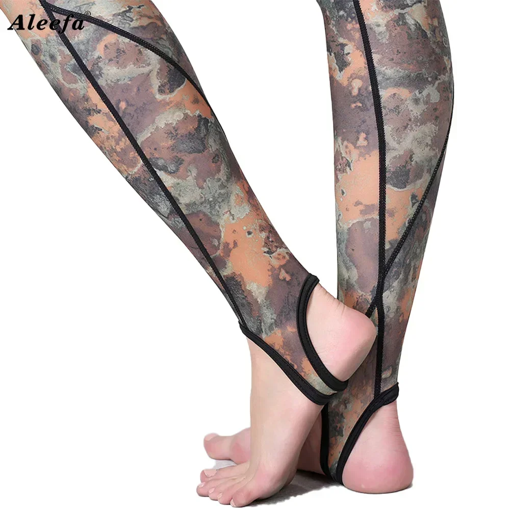 Traje de Neopreno Dive&Sail para Buceo y Pesca Submarina, Traje de Baño de Spandex para Parejas, Camuflaje, Protección UV, Traje de Surf de Una Pieza para Hombre y Mujer