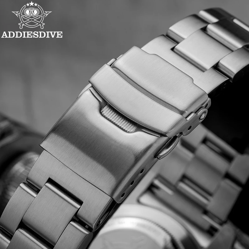 Reloj Automático para Hombre ADDIESDIVE, Cristal de Zafiro, Resistente al Agua 200m, Luz Nocturna BGW9, Reloj Clásico para Hombre AD2536, Gran Venta