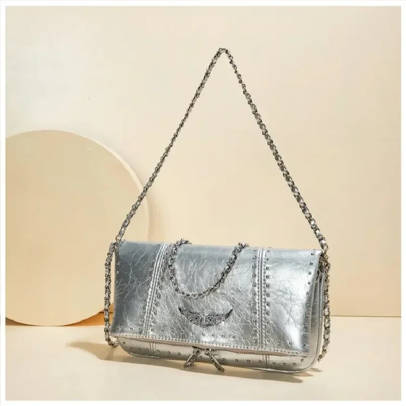 Bolso Bandolera de Lujo para Mujer 2026, de Cuero, Estilo Vintage Minimalista, de Gran Capacidad, Elegante y Duradero