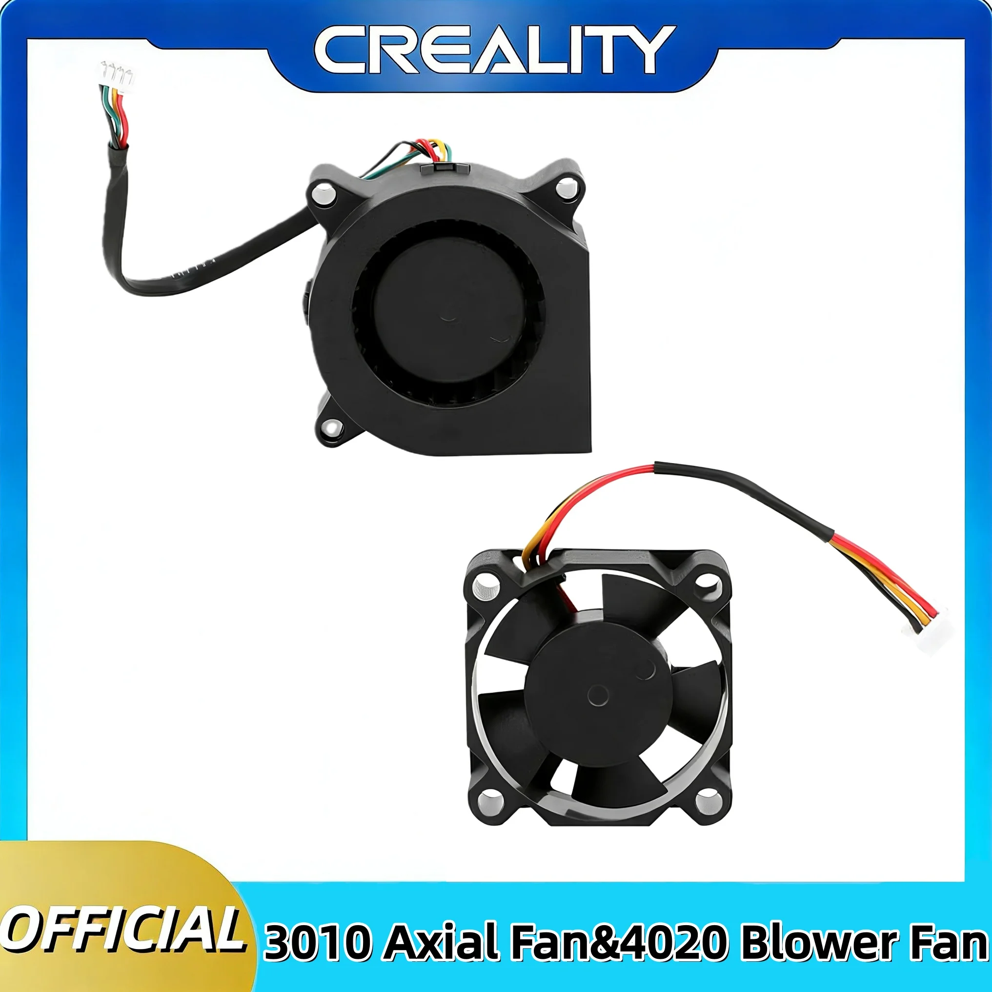    Ventilador de Refrigeración Axial Creality Oficial K1/K1C 3010/4020, Ventilador de Extrusora K1 MAX DC 24V, Ventilador de Disipador de Calor Hotend para Impresora 3D