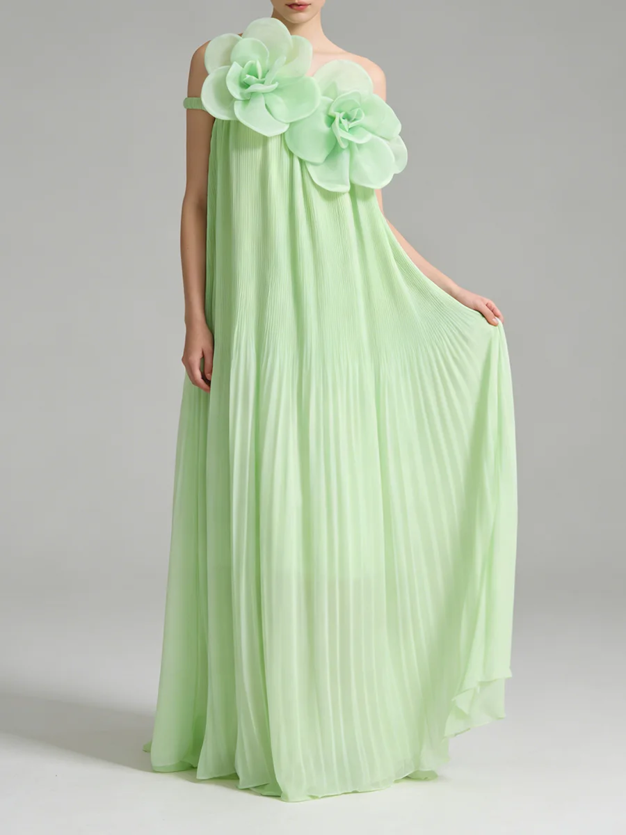 Vestidos Florales Holgados con Recortes TWOTWINSTYLE para Mujer, Sin Tirantes, Sin Mangas, Cintura Alta, Vestido Casual Sólido, Ropa de Moda Femenina