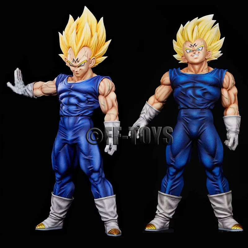 Figura de Anime Dragon Ball Z, Figura de Majin Vegeta de 26 cm, Figuras de Acción de PVC, Colección de Modelos de Juguetes, Regalos