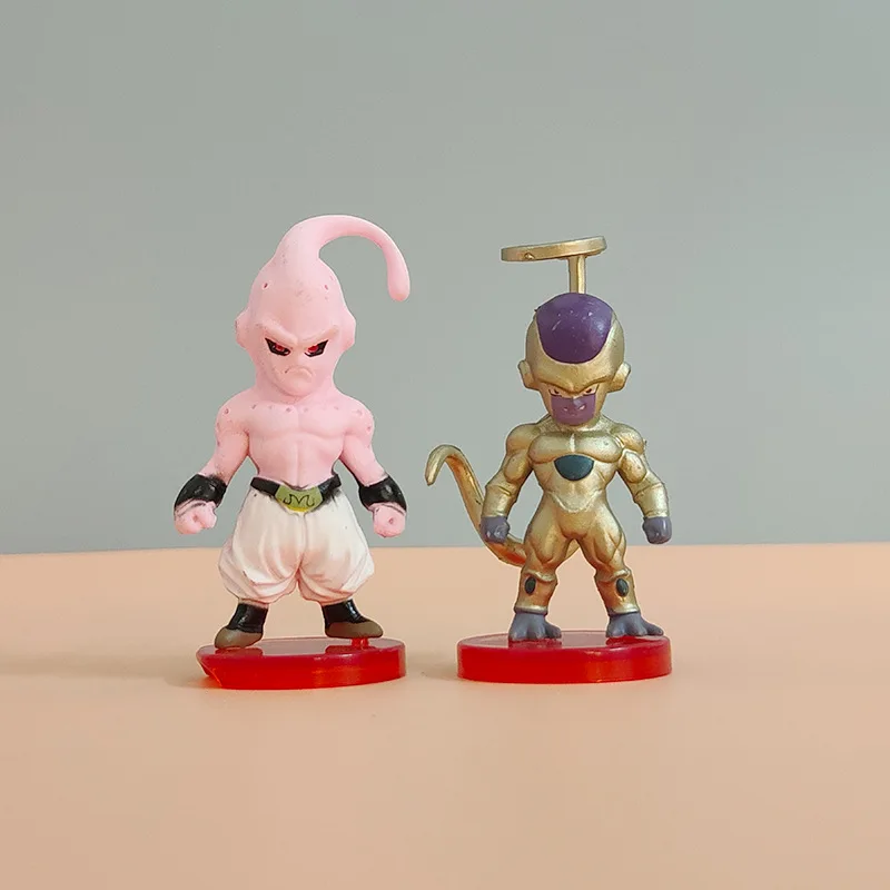 Figuras de Dragon Ball Saiyan Goku Mini figura de Anime 20 estilos juguetes modelos Anim para regalo de cumpleaños para niños decoración de coche