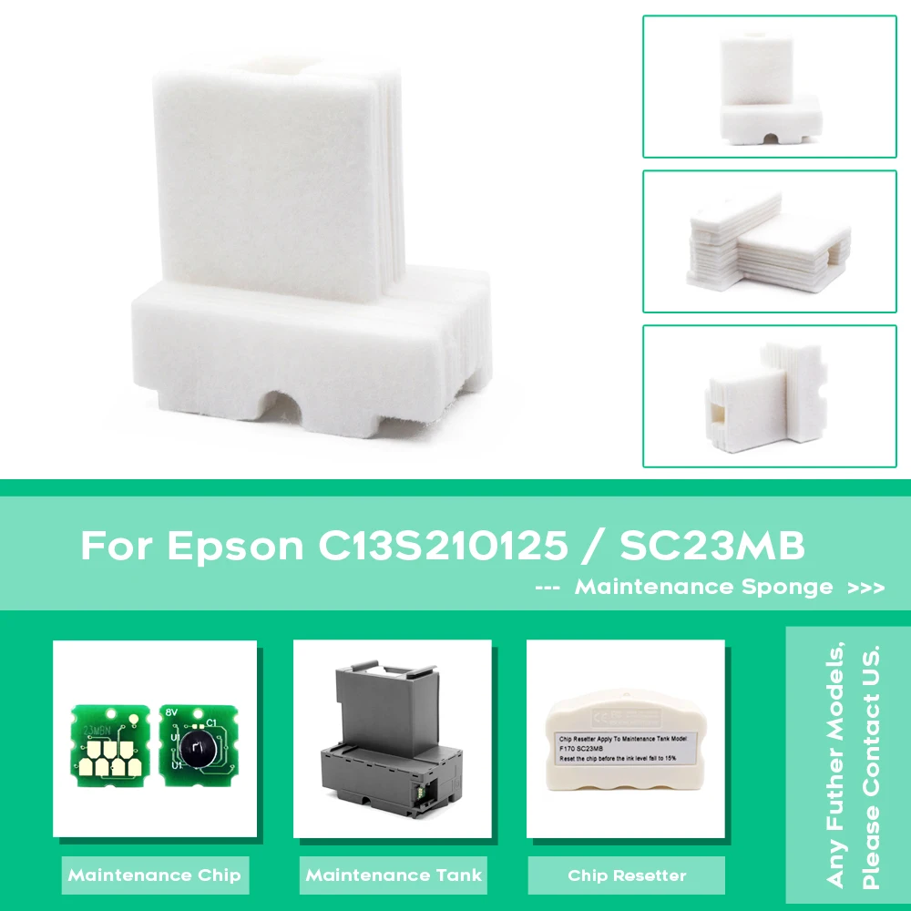 1 Juego de caja de mantenimiento T04D1, almohadilla de tinta residual de esponja para impresoras Epson L4260 L4261 L4263 L4265 L4266 L4267 L4268 L4269