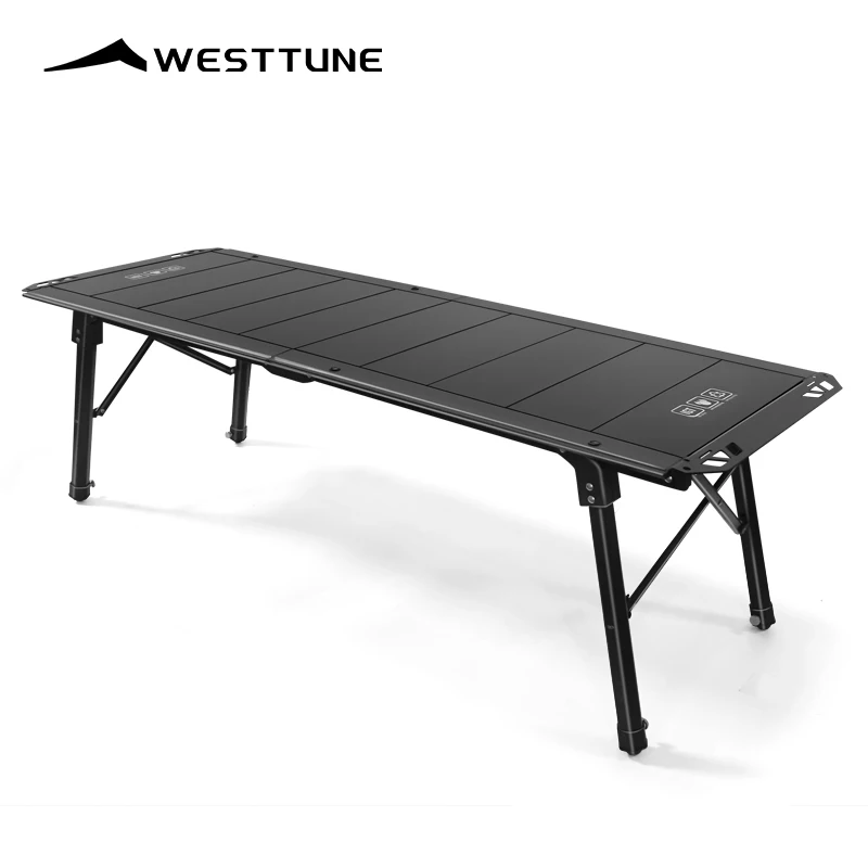 WESTTUNE Mesa IGT para exteriores IGT 5 unidades Mesa de camping de aleación de aluminio Escritorio plegable portátil para picnic RV Viaje Patio Patio Barbacoa