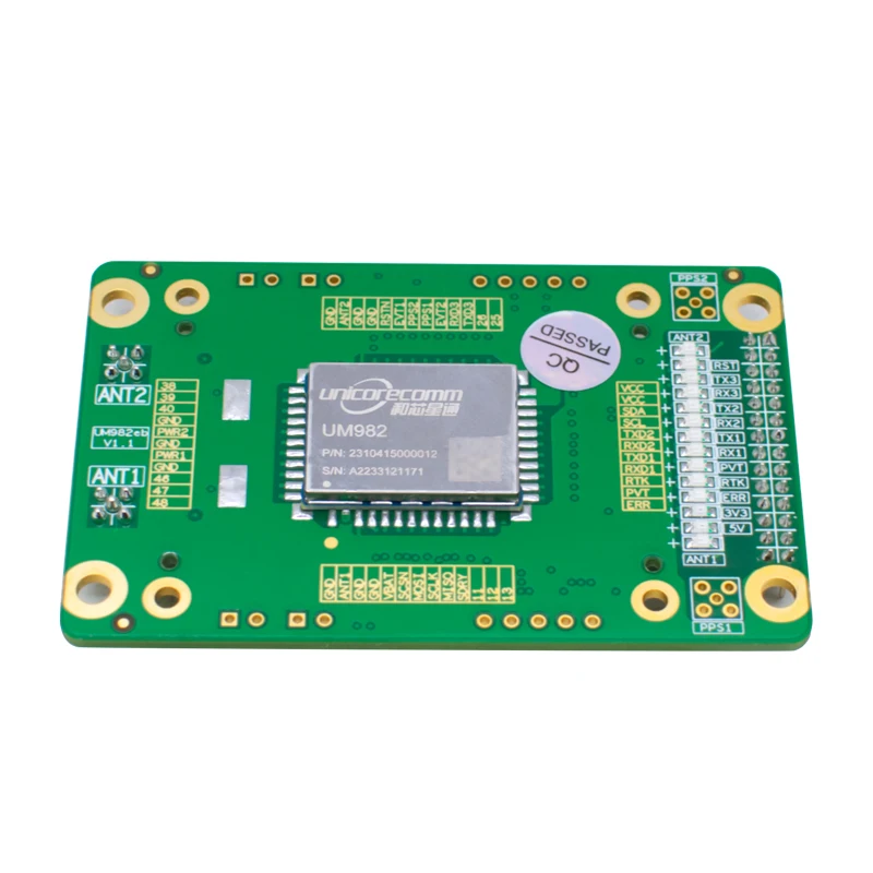 Tablero receptor de antena UM982 EVB RTK, posicionamiento de alta precisión, GNSS, GPS, BD, Galileo, Glonass