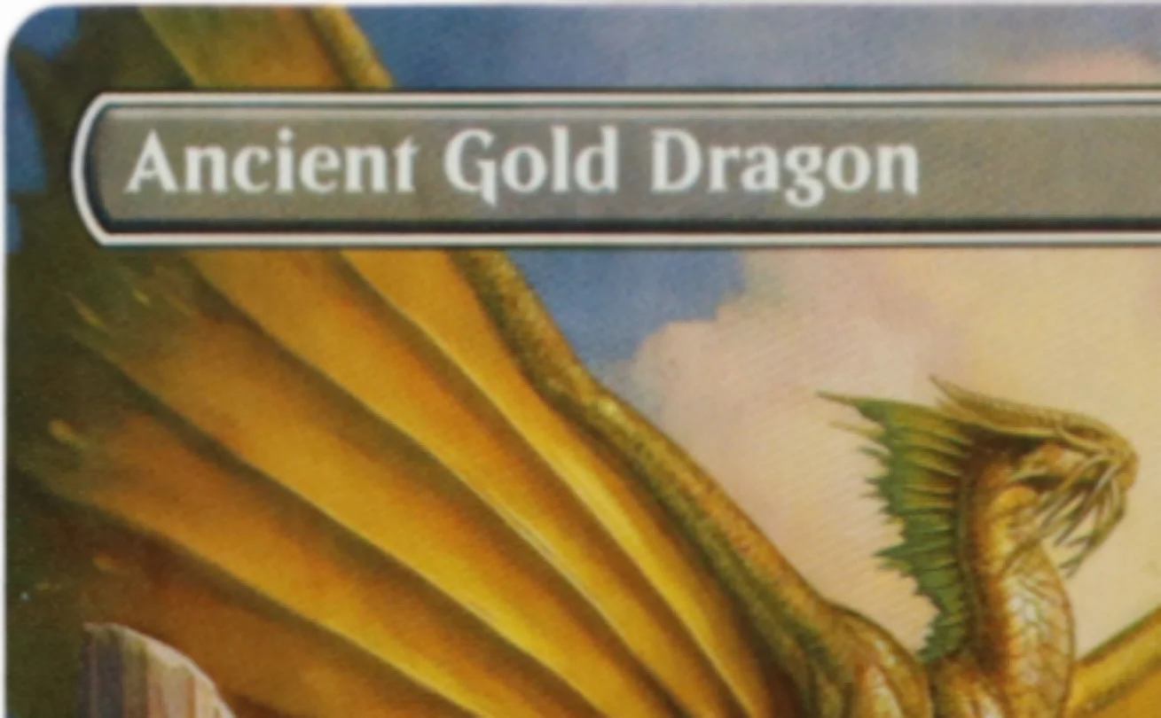 LK9 Utvara Hellkite The Ur-Dragon Goldlust Triad Ancient Gold Dragon Old Gnawbone Tarjetas Proxy TCG de Alta Calidad (Núcleo Negro)