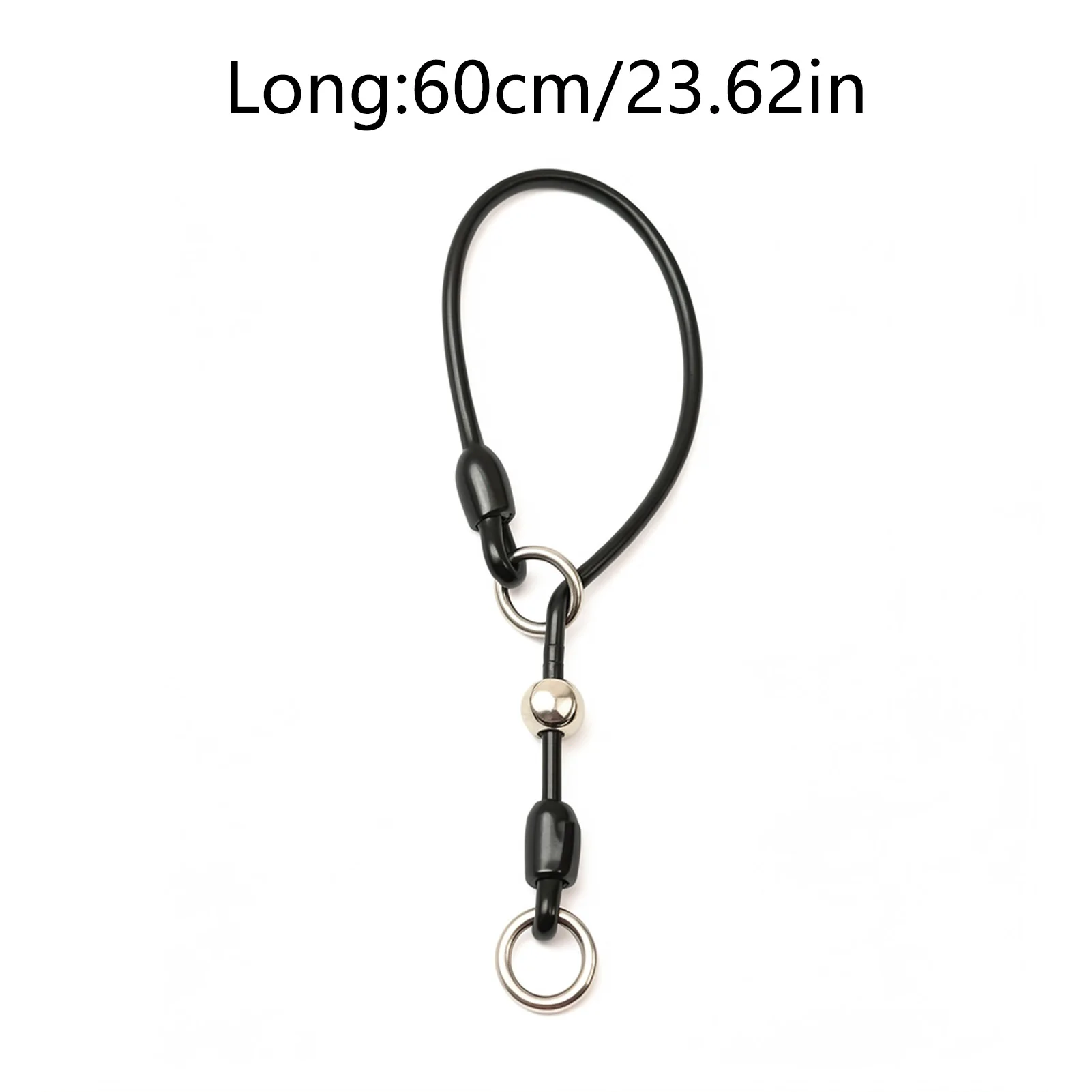 Collar de perro con cable de acero recubierto de cuerda P, collar antiexplosión para entrenamiento, collar de cuerda P adecuado para pasear perros medianos y grandes