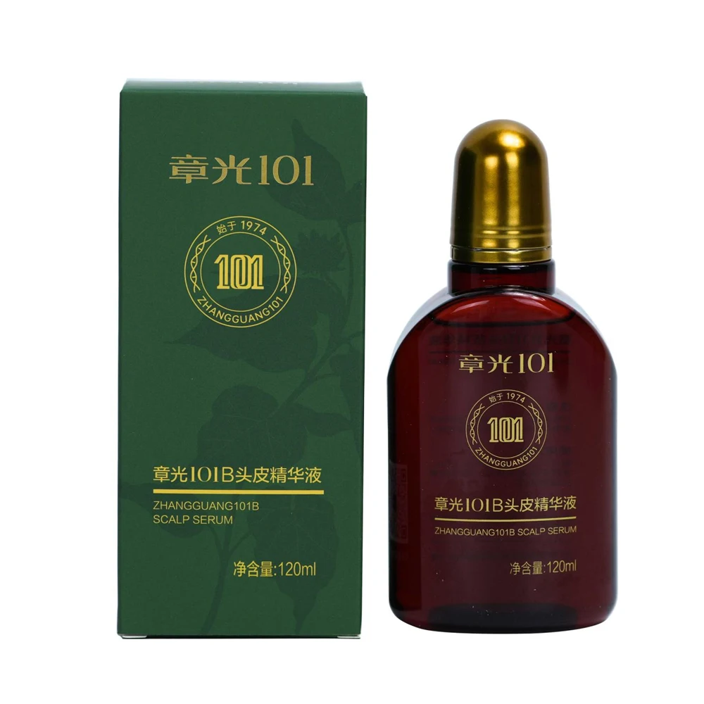 Zhangguang 101B suero para el cuero cabelludo potente anticaída crecimiento del cabello 101M 120ML tratamiento terapia de medicina china 100% original