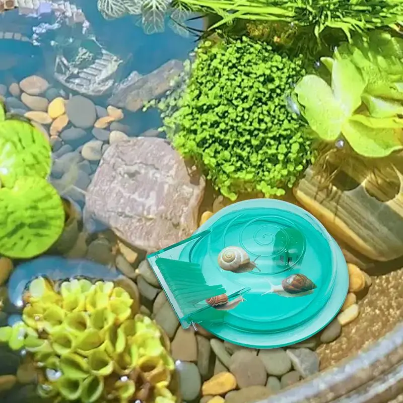 Removedor de caracoles para acuario, suministros de limpieza para pecera, agua, hierba, recogedor de caracoles, accesorios limpios, suministros de eliminación de Planaria