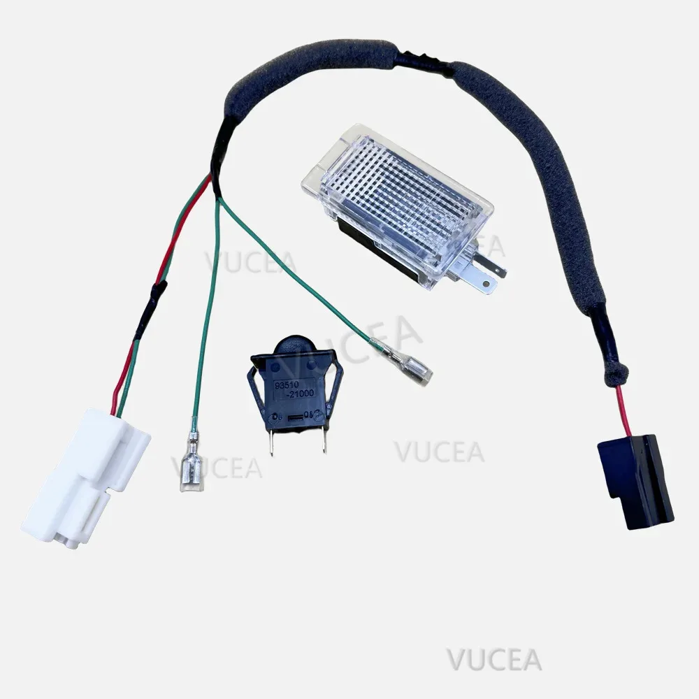 Agregar luces de guantera para automóviles para Hyundai Hyundai Kia Ssangyong 9351021000 9262033000 911802 Interruptor de iluminación de guantera DIY D900