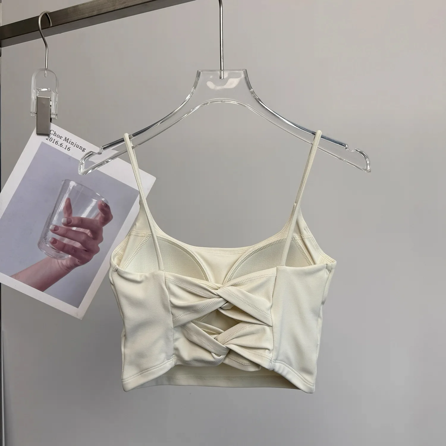 Sujetador deportivo, traje de Yoga integrado con espalda de belleza de verano para mujer, chaleco, tirantes, entrenamiento de Pilates, sujetador de Fitness