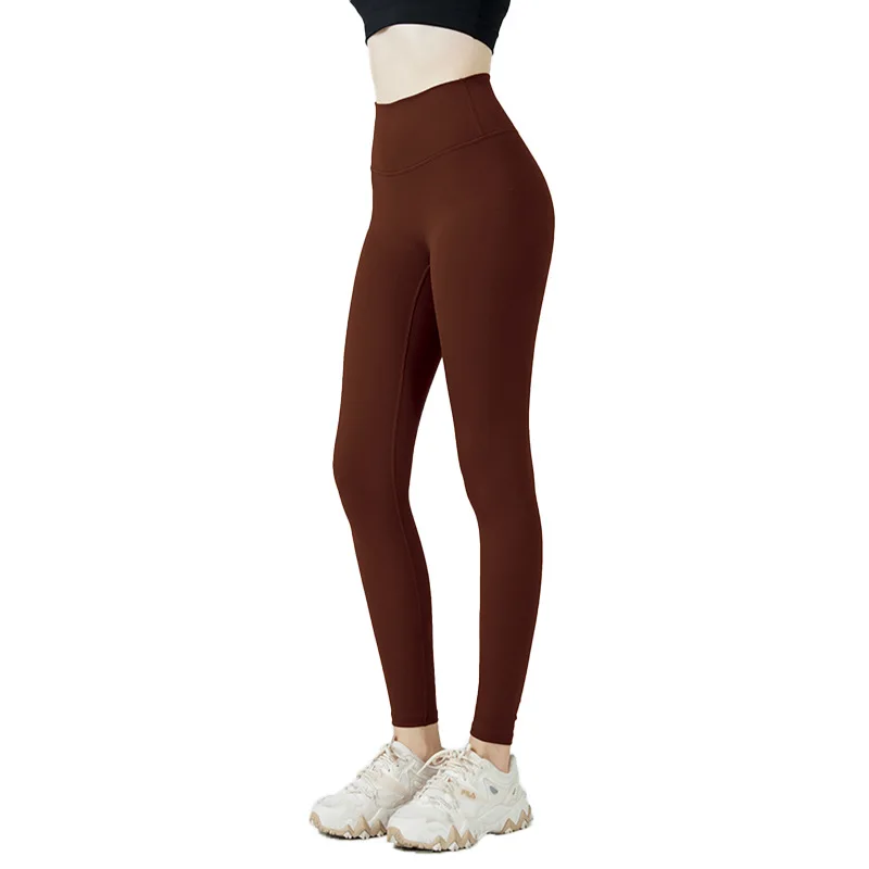 Mallas deportivas sin costuras para mujer, mallas elásticas de cintura alta para Yoga, gimnasio, trotar, secado rápido, Push Up, pantalones ajustados para mujer