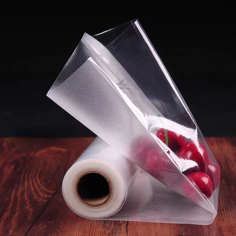 Bolsa selladora al vacío de alimentos para cocina, bolsas de almacenamiento Sous Vide para envasado al vacío, 12/15/20/25/28cm x 1500cm/rolos