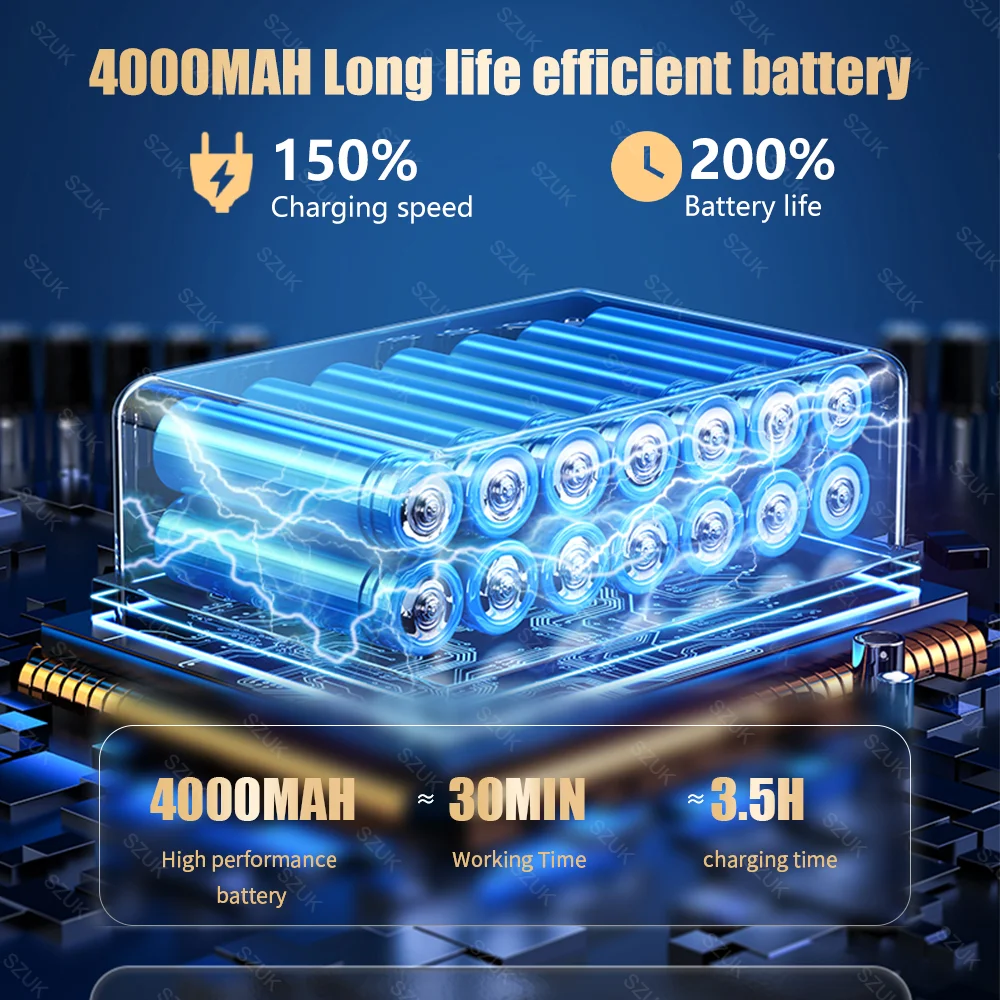 Miniaspiradora de coche, aspiradora de mano inalámbrica portátil para electrodomésticos, potente máquina de limpieza, limpiador de coche para teclado