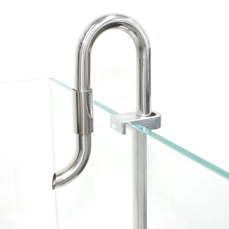 Abrazadera de tubo de aleación de aluminio de múltiples especificaciones, accesorio de filtro para acuarios, abrazadera de tubo Lily de acero inoxidable para piezas de peceras