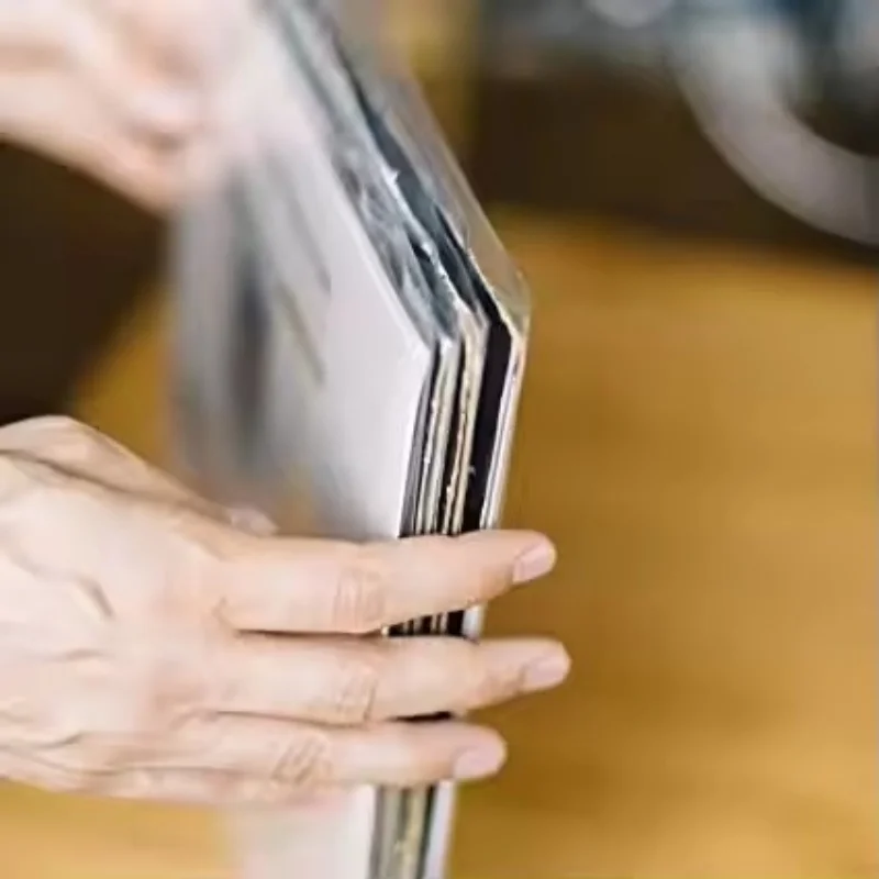 Fundas para discos de vinilo de 12 pulgadas de primera calidad, cubierta exterior de almacenamiento protector, diseño de solapa sin sello, extremo abierto para fácil acceso y protección