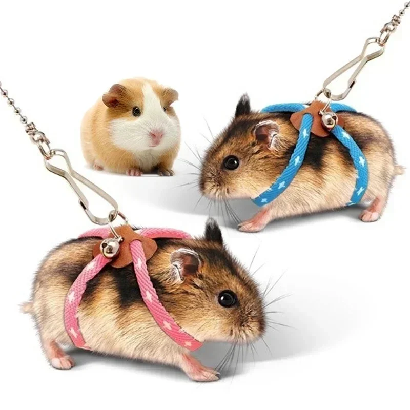 Correa suave ajustable para mascotas pequeñas, pájaro, loro, ratón, hámster, Hurón, rata, cerdo, nueva