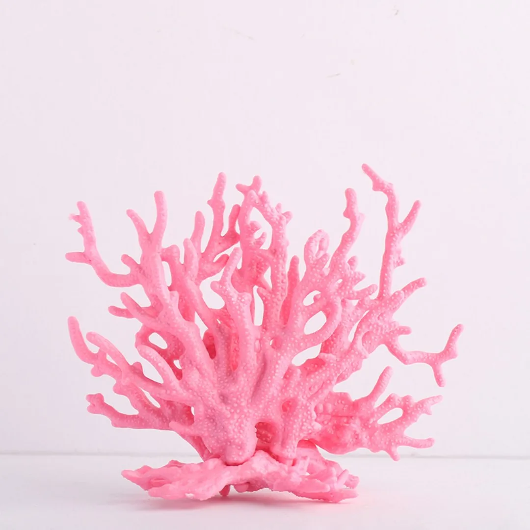 Pecera Aquascape simulación Coral planta de agua resina Coral falso decoraciones de acuario marino duro adornos de Coral muerto submarino