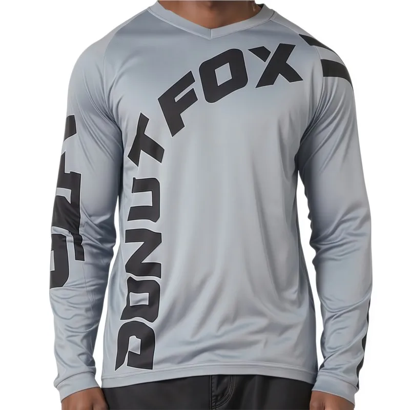 Camiseta informal de manga larga para ciclismo de montaña para hombre adulto, ropa funcional para ciclismo al aire libre y actividades recreativas en la montaña.