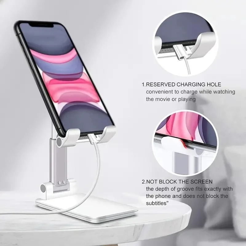 Soporte para Teléfono Móvil de Escritorio, Ajustable, para iPhone, iPad, Xiaomi, Soporte Universal para Tabletas y Celulares