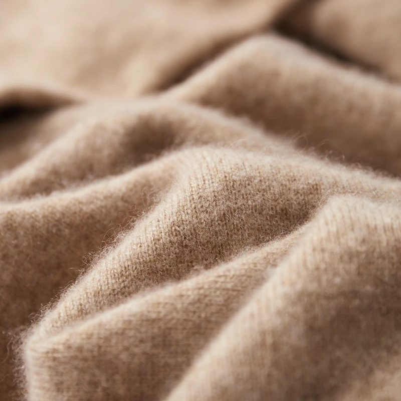 Sudadera con capucha de una pieza de Cachemira para hombre y mujer, sudadera de punto de lana merina 100%, informal, grande, larga, para otoño e invierno