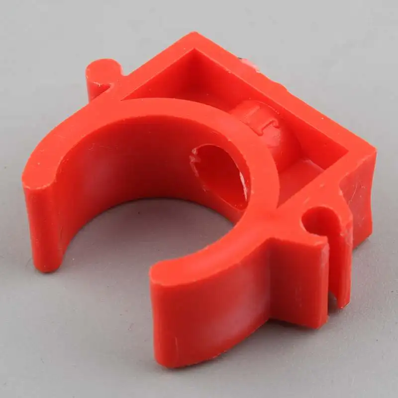 5/20/50 Uds 16 20 25mm conector de abrazadera de tubo de PVC accesorios de tubo de plástico tipo U conectores de manguera de agua correa accesorios de jardín