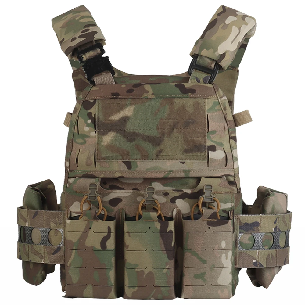 Chaleco táctico Ferro Plate Carrier V5 FCPC Militar caza Airsoft chaleco cuerpo armadura portátil MOLLE sistemas Triple revista bolsa