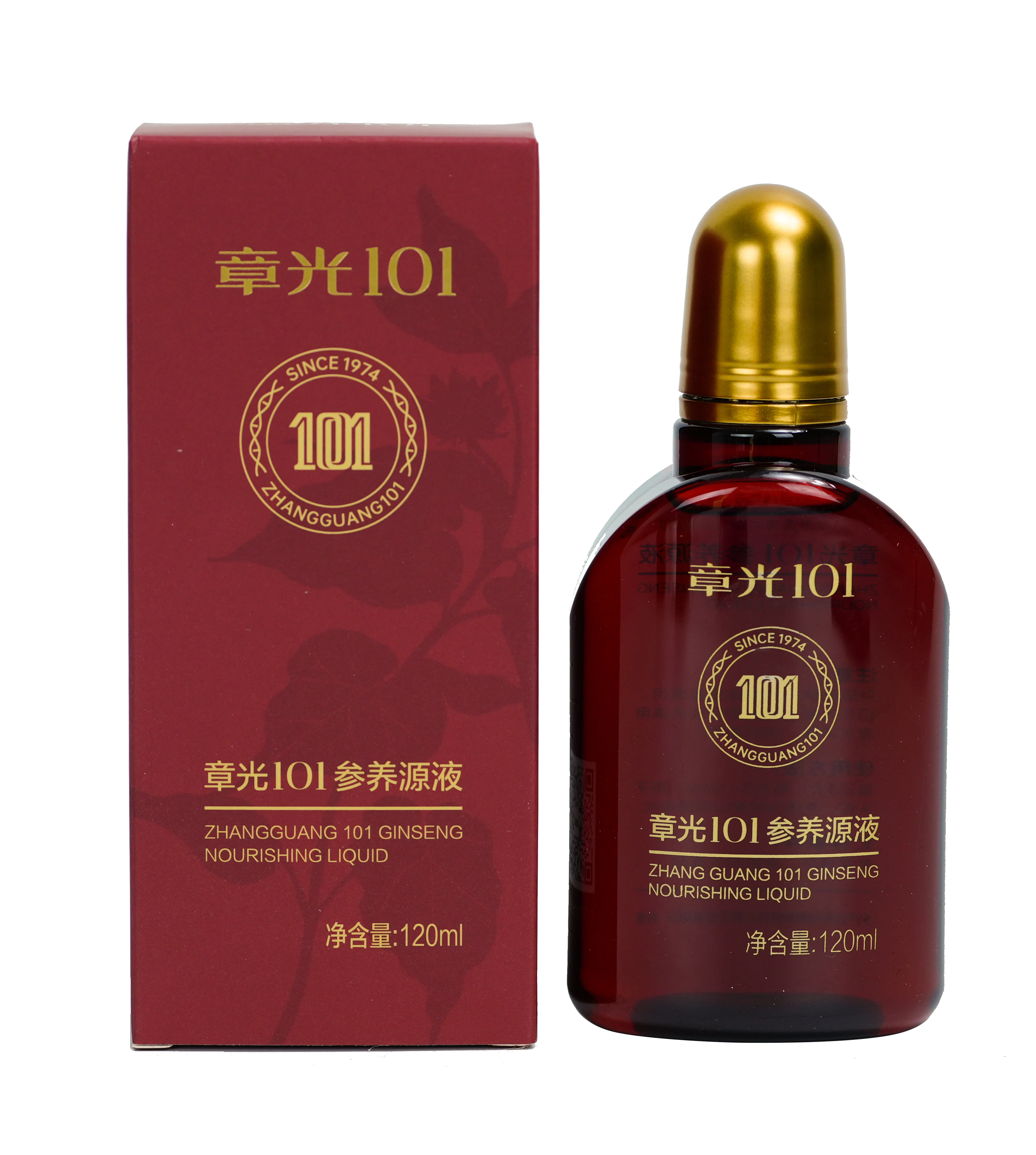 Líquido Nutritivo de Ginseng Zhang Guang 101, Promueve el Crecimiento del Cabello, Anti-Caída, Fórmula Herbal China, Reparadora e Hidratante