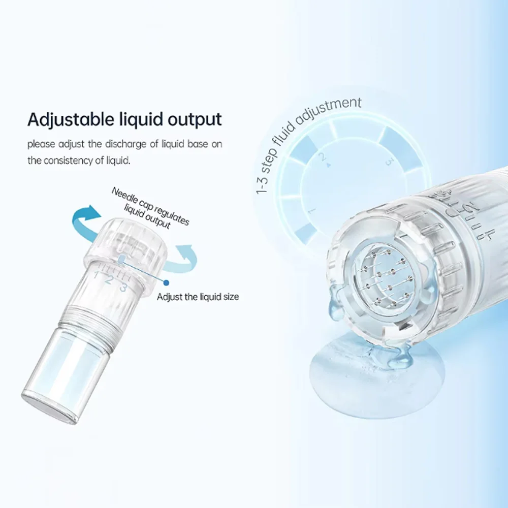 Hidrapen H5 Original con Microagujas y Dispositivo de Infusión de Mesoterapia con Microcorriente EMS de 4 Polos para Reparación de la Piel