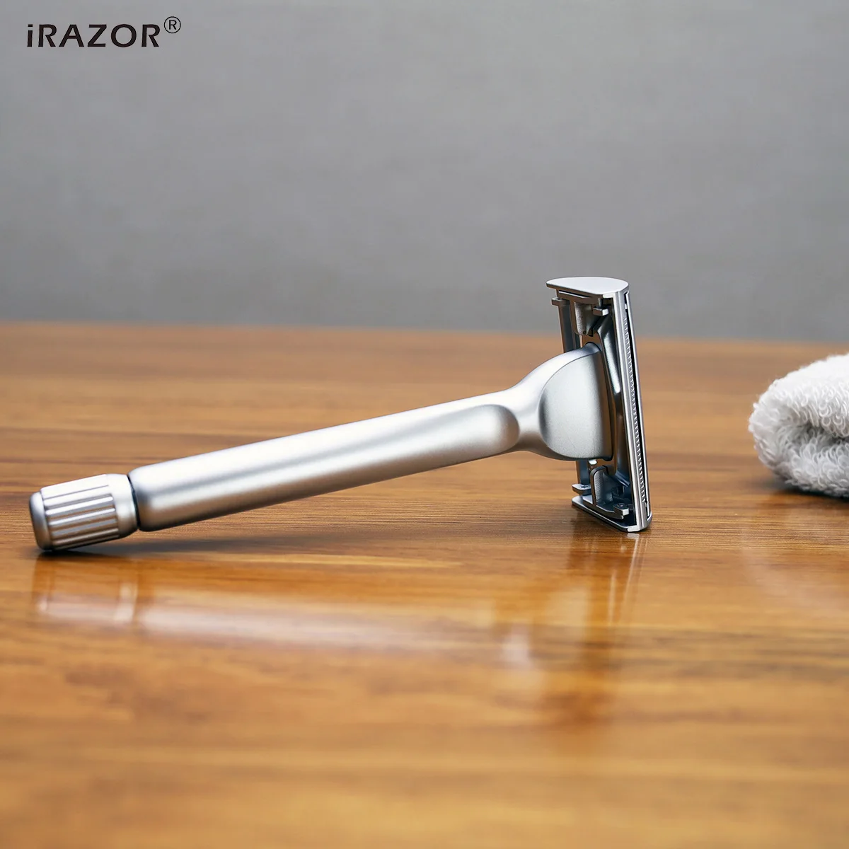 IRAZOR, nueva maquinilla de afeitar de seguridad de doble filo con diseño de mariposa pesada con 10 Uds. De recambios de cuchillas originales para hombres, juego de regalo de aseo reutilizable