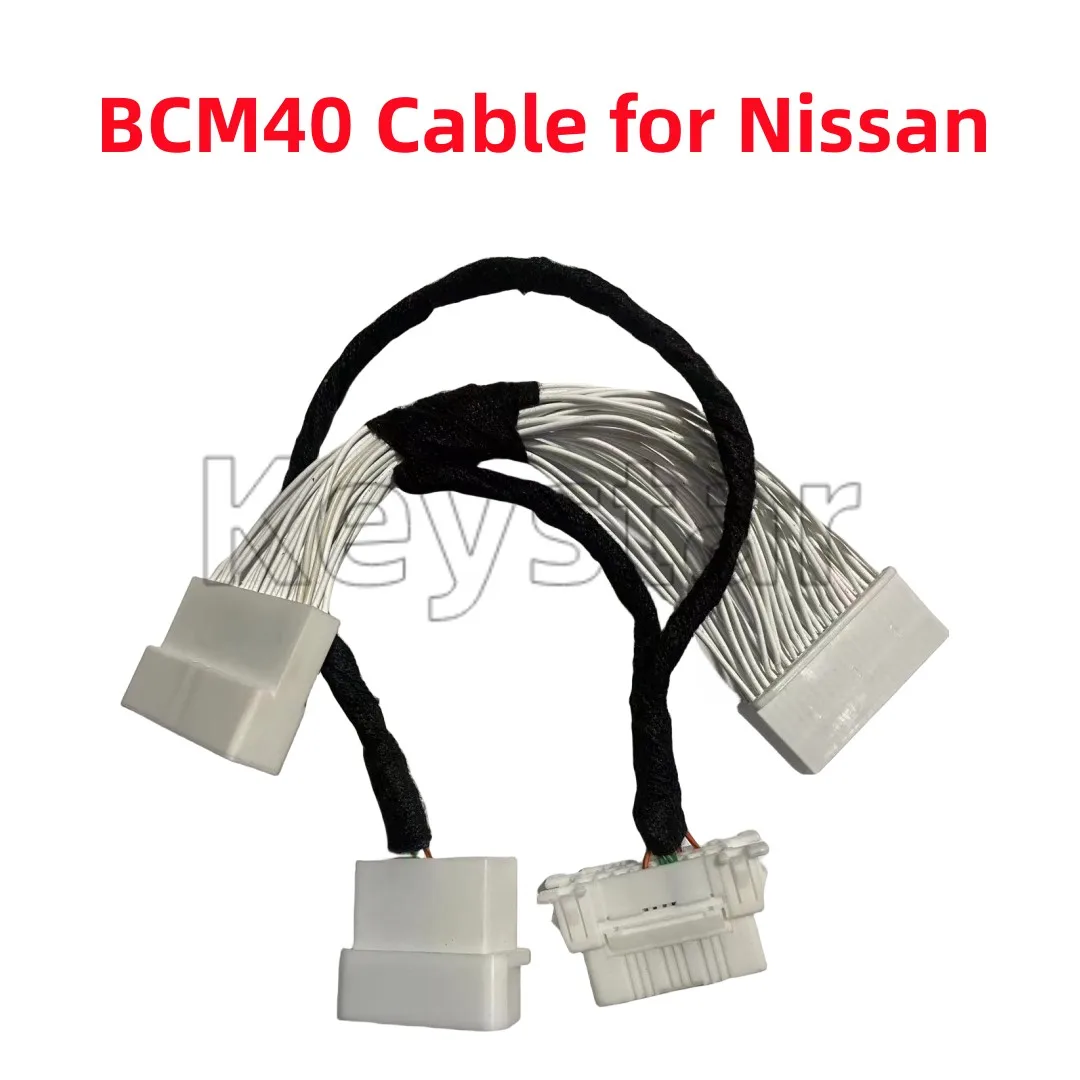 Cable piezas BCM40 sin código Pin, conector BCM para Nissan Sylphy B18 4A, mando a distancia sin llave para OBDSTAR Autel Key Tool Plus K518, 1 unidad