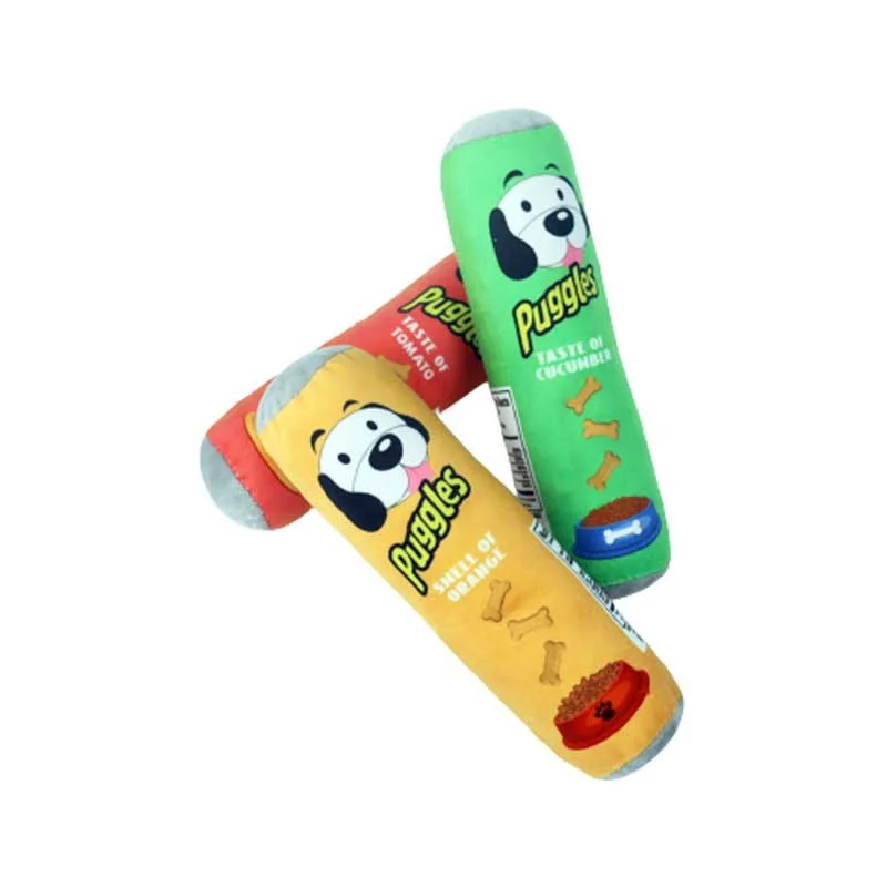 Juguete de peluche interactivo con sonido para perros pequeños y cachorros, resistente a mordidas, con ruido, para limpiar dientes, para mascotas, proveedor.