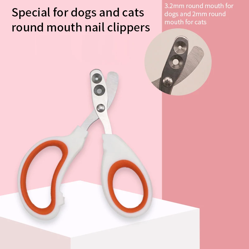 Cortauñas profesional para gatos y perros pequeños, cortador de garras para cachorros de acero inoxidable, cortaúñas para el cuidado de uñas de mascotas