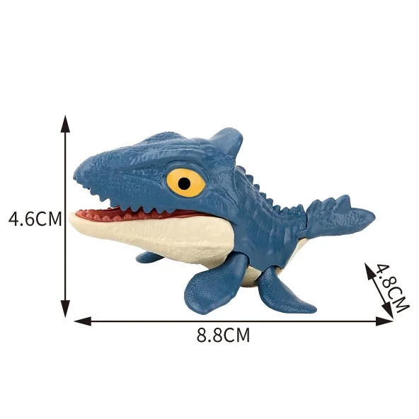 Dinosaurio Jurásico de dedo, modelo tiranosaurio, juguetes para niños, dinosaurios para morder los dedos, articulaciones móviles, juguete de dinosaurio para regalo de niño