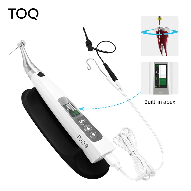 Motor Endo inalámbrico Dental 2 en 1, localizador de ápice integrado, tratamiento del conducto radicular, alternativo 360 ° Herramientas dentales de pieza de mano ajustable