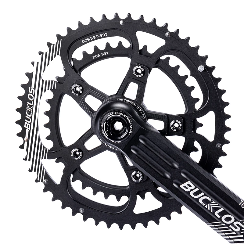 BUCKLOS-plato para bicicleta de carretera, accesorio para Sram, 110BCD, 110BCD, 50, 34T, 52, 36T, 53, 39T, 11 velocidades
