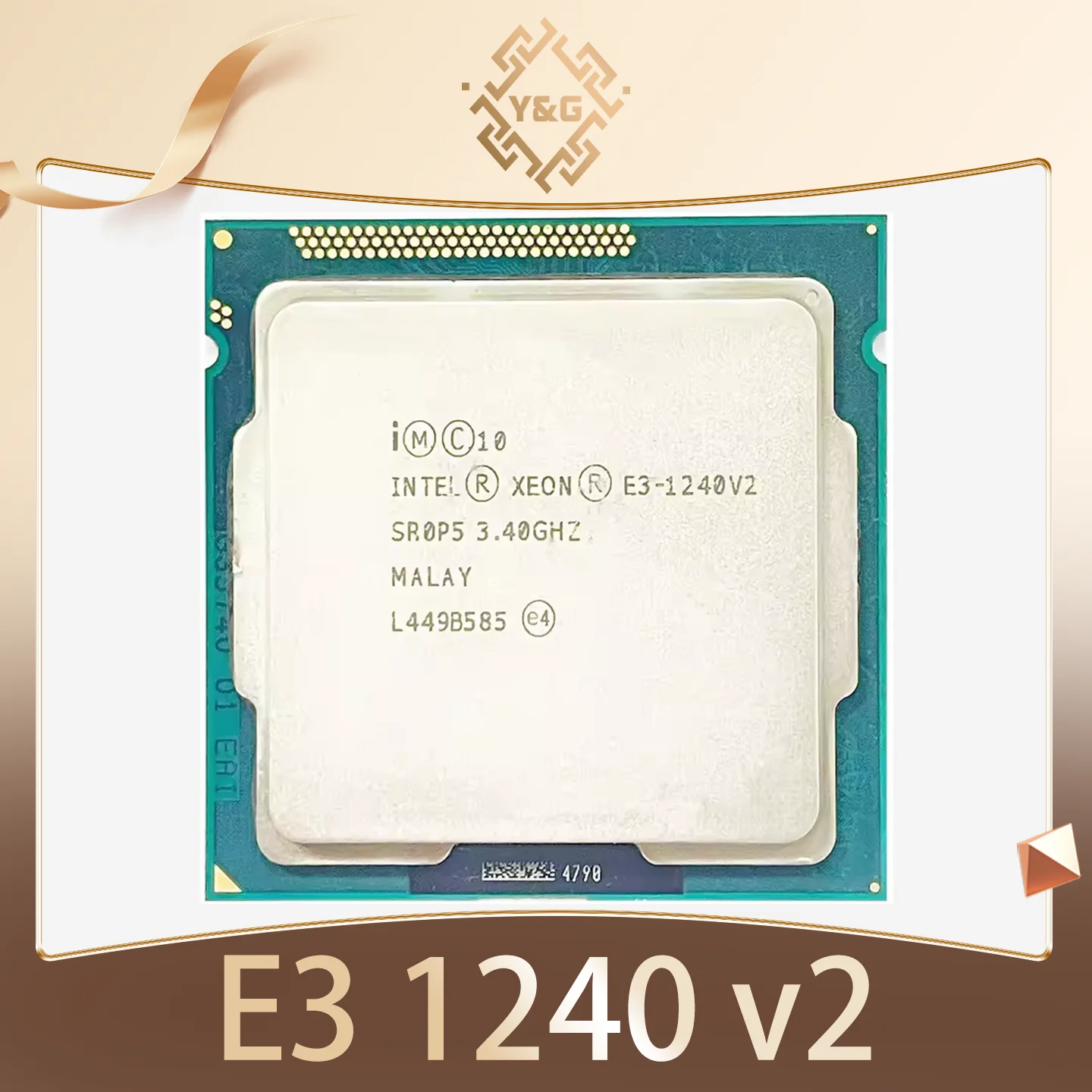 Xeon E3 1240 v2 E3-1240v2 E3 1240 v2 Procesador de CPU de cuatro núcleos de 3,4 GHz 8M 69W LGA 1155