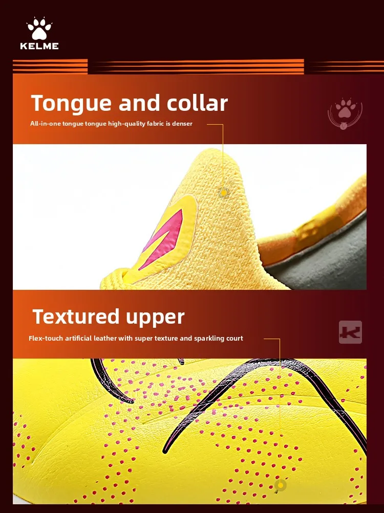 Zapatos de Fútbol Kelme de Alta Gama, Tacos Cortos Antideslizantes, Botas de Fútbol para Césped Artificial con Amortiguación, Zapatos de Entrenamiento MG