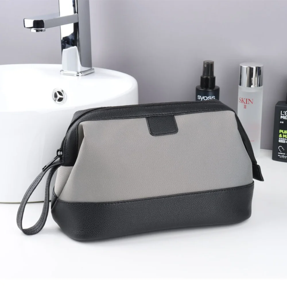 Bolsa de Aseo de Gran Capacidad para Viajes, Organizador de Maquillaje y Cosméticos, Bolsa de Aseo de 2 Capas Impermeable para Mujeres y Hombres