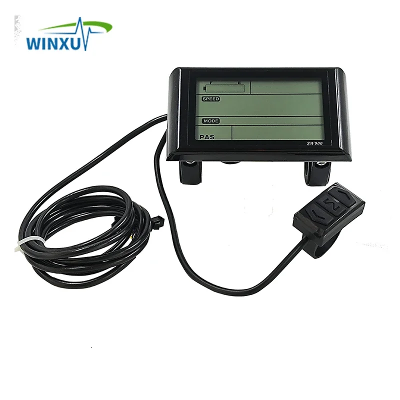 24V 36V 48V 250W 350W E-bike Motor sin escobillas controlador Universal SW900 pantalla LCD PAS Kit para bicicleta de montaña eléctrica Scooter