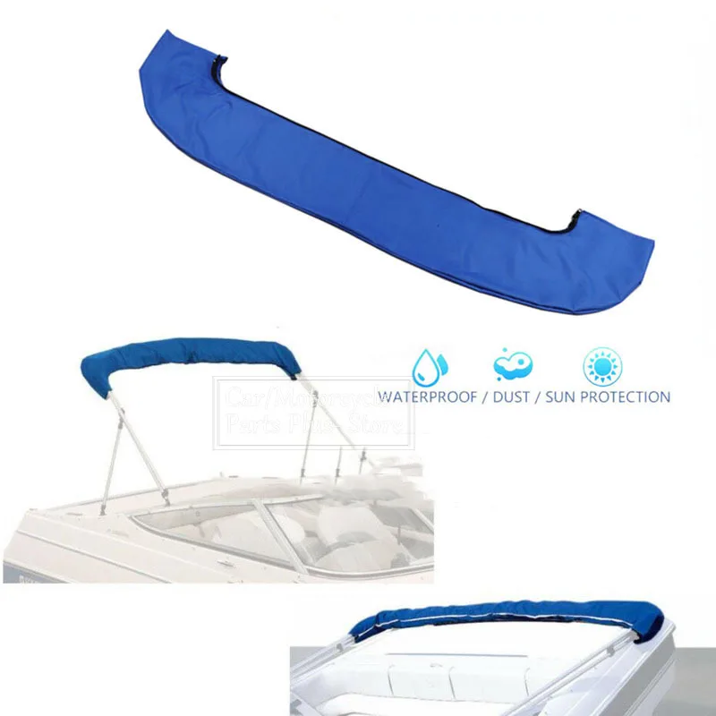 Cubierta superior para maletero Bimini de 4 arco, 600D, sin marco, cubierta para yate y barco con cremallera, Anti UV, impermeable, cubierta a prueba de polvo, accesorios marinos