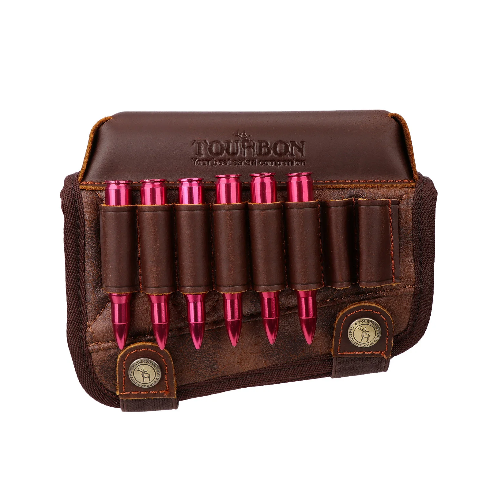 Tourbon cuero y PU reposa mejillas Riser pistola buttstock con cartuchos de Rifle 243 WIN 270 WIN 308 soportes de WIN accesorios de caza