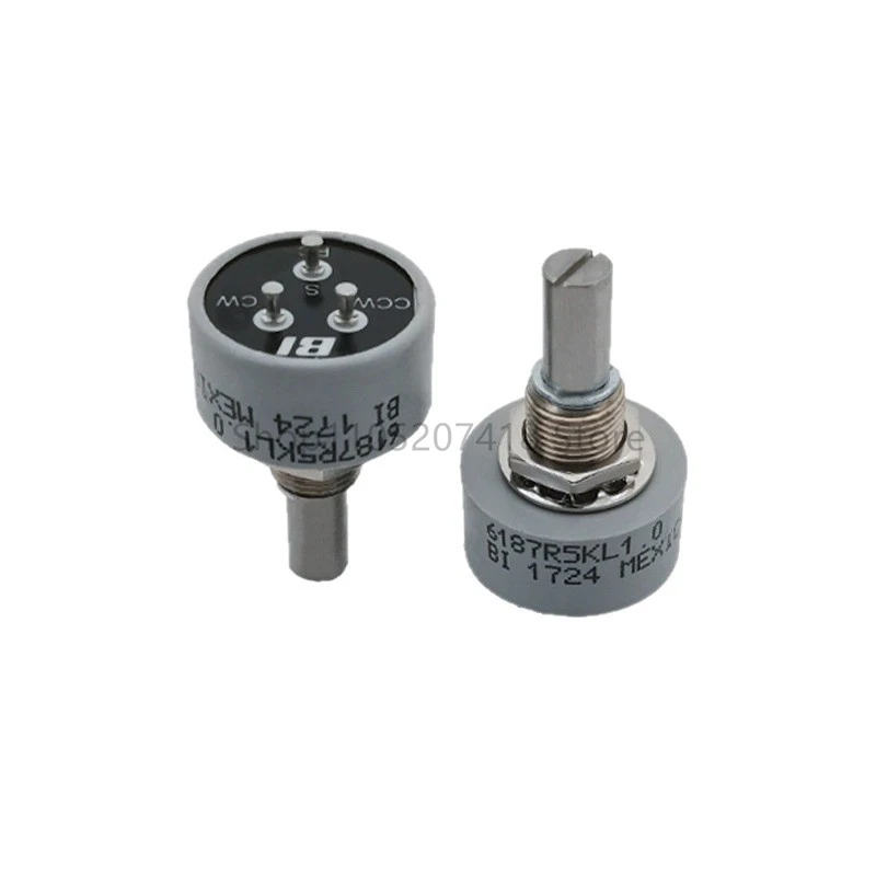 1 Uds 360 grados ilimitado nuevo potenciómetro de plástico conductor individual 6187R 1K 2K 5K 10K 6187-138A LF R20K
