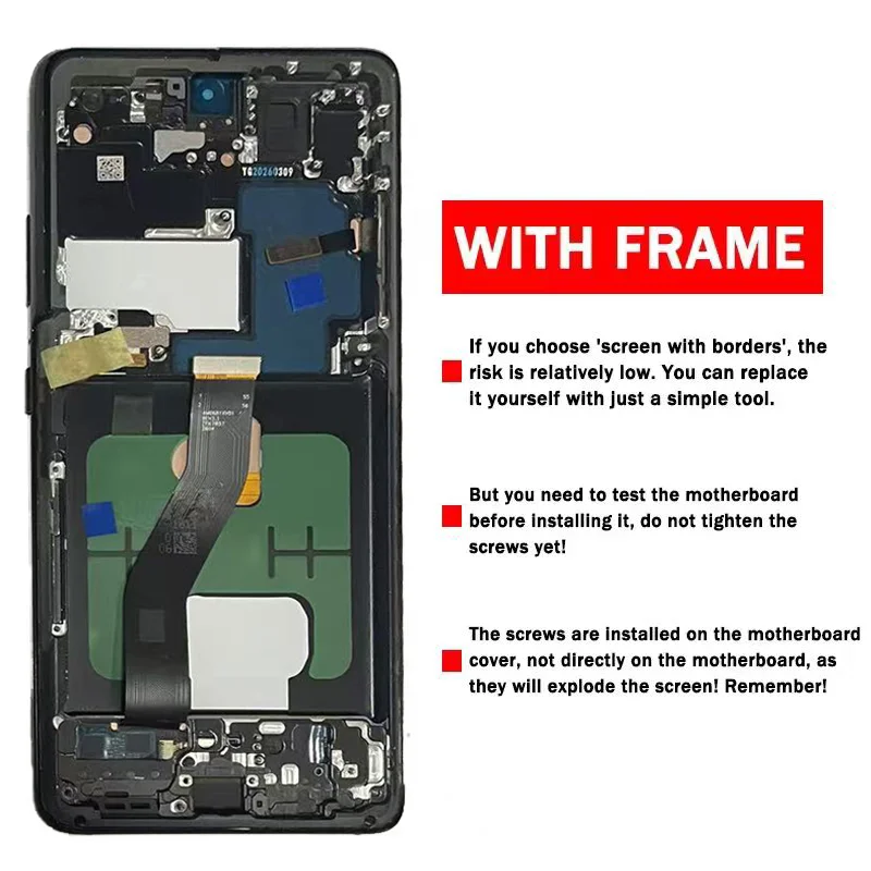 6,8 "Super AMOLED para Samsung S21 Ultra 5G G998 G998U pantalla táctil digitalizador para Samsung S21Ultra G998B LCD
