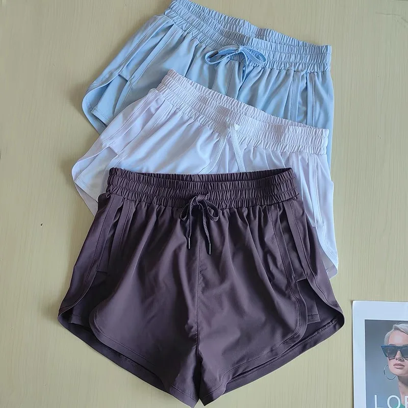Pantalones cortos de Yoga para mujer, Top elástico de LICRA de neón, mallas cortas de entrenamiento para mujer, pantalones cortos deportivos para gimnasio, ropa deportiva de Fitness