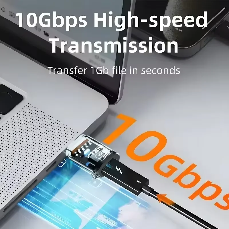 Adaptador USB 3,2 a tipo C de carga rápida de 120W OTG 10GB transferencia de Audio de datos de alta velocidad para PC tableta Xiaomi Huawei convertidor USB C