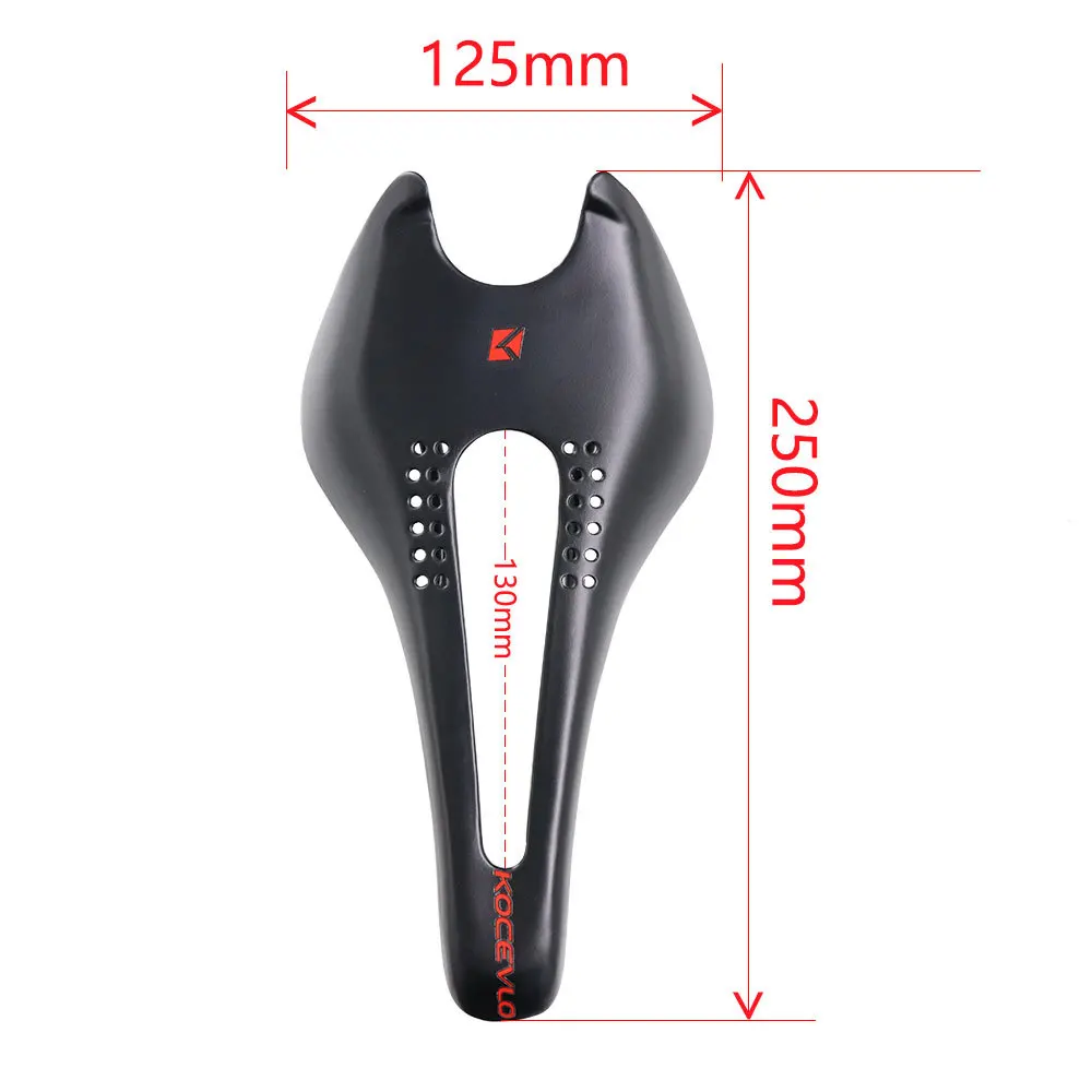 Cojín de asiento ultraligero y transpirable para bicicleta, súper ligero, bicicleta de carretera MTB, sillines de carbono, piezas de sillín de ciclismo, 85g