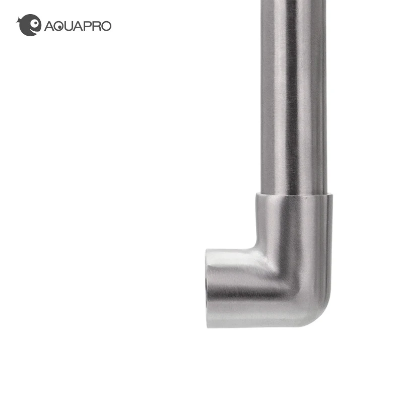 AQUAPRO-Mini tubos de espumadera de entrada y salida de acero inoxidable, filtración de peces y camarones, accesorios para acuario, filtro de salmuera Akvarium y camarones