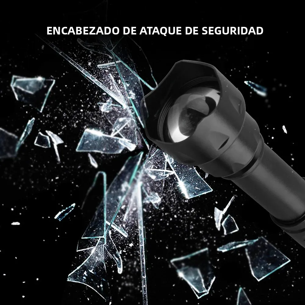 BORUiT T20 infrarrojo IR 850nm visión nocturna LED linterna táctica Zoom IPX6 antorcha impermeable uso 18650 batería linterna de caza